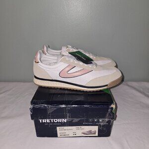 Tretorn Kristine Elite G, Women's Size 9, Pink/Navy, New with flaws